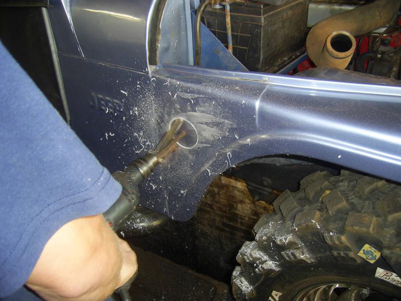 Homebuilt snorkel for jeep #3