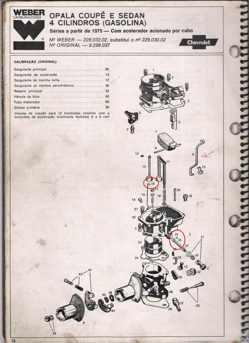 Carburador jeep dfv 228 #2