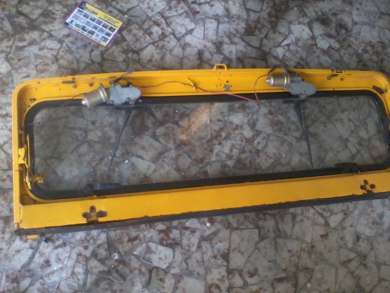 Quadro parabrisa basculante jeep willys #2