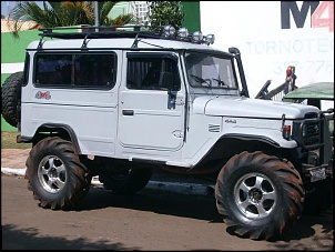 Foto da toyota que recebeu a suspenso com molas espirais e baos m4x4