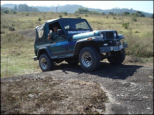 DSC05193 
Asia Rocsta, ano 94. 
- motor diesel 2.2.  
-direo hidraulica. 
-4x4 com reduzida. 
-guincho Ramsey 9000