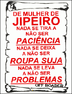 mulher de jipeiro