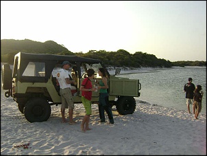 Com os amigos na Lagoa Azul, Parnamirim-RN. Usando pneus 750x16.