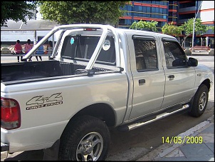RANGER XLT 2002/2003 TURBO DIESEL 4X4, CABINE DUPLA, COURO, ABS, AIR BAG DUPLO, COMPLETSSIMA.