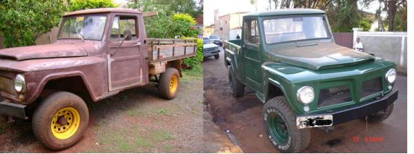 antes e depois