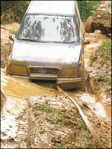 Nada mal para uma mulher no volante...rs