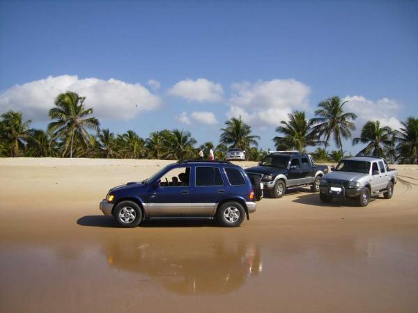 Incio do Passeio no Gunga...