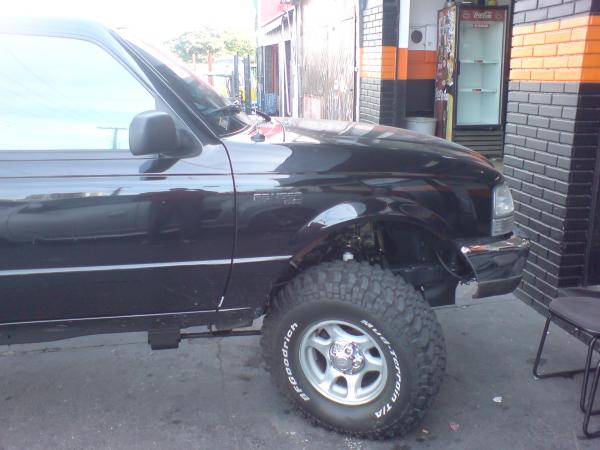 kit de suspensaum elevado com calos de carroceria e amaortecedores procomp mx6