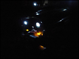 In the dark...