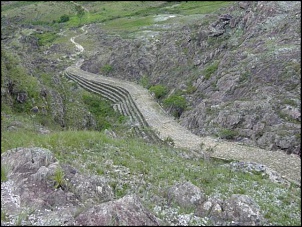 Final da Estrada Real em Diamantina.  um dos locais de melhor preservao do pavimento original.