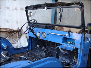 Aqui esto umas fotos do meu Jeep na segunda reforma que estou fazendo, mas agora relacionado a pintura do veiculo! Nessa reforma a carroceria foi totalmente desmontada para fazer uma pintura completa, dois pneus foram trocados, a capota foi reformada e vrios outros compotentes esto sendo cuidados para essa reforma completa.