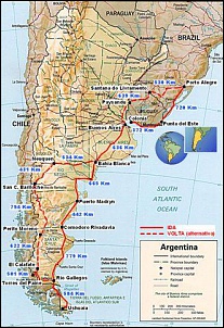 Expedio ao Ushuaia em Jan. 2012, 18 dias, 4 paises, 9.000 km. Maiores informacoes em www.ushuaiademoto.webs.com