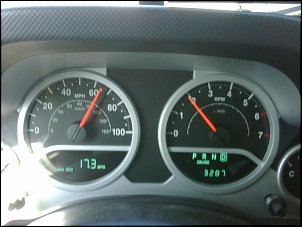 Giro do motor com os pneus originais (32). Tirei para comparar depois que colocar os 37.