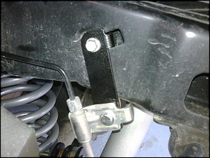 Detalhe da suspenso Rubicon Express