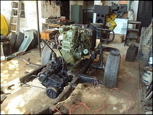 Motor OM-364-LA e Caixa 5 Marchas aps instalao