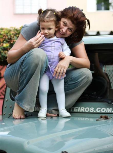2010 - Incentivando a pequena sobrinha a curtir Off Road
