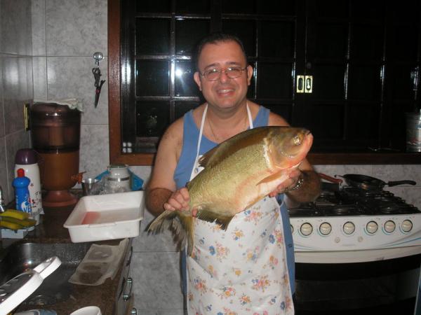 INSPIRAP PARA TEMPERAR UM PACU DE 4.5 KLS PESCADO A LIHNA DE CANIO NA LAGOA DA FAZENDA !