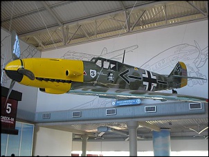 Aeronaves do museu da Tam.