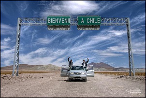 No carnaval de 2010 cruzando a Argentina at� o deserto de Atacama no Chile, pelos passos Jama e Sico.