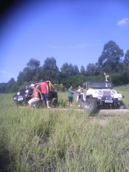 galera no mirante tomando uma...