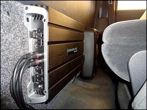 Potencia Hurricane 250.4 HA 1000W RMS e o Subsinho Slim Bravox