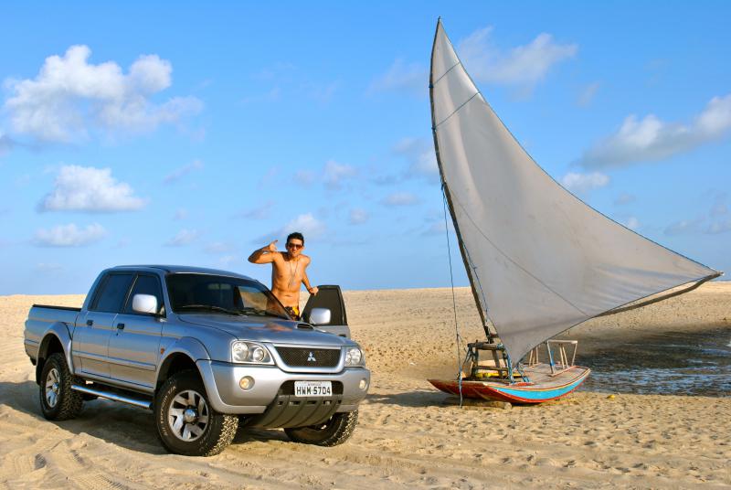 L200 na praia