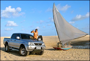L200 na praia da Barra Nova, Cascavel - Cear