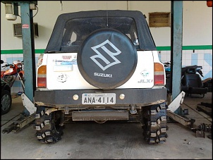 Fotos Vitara Max

X Crawler, coroa e pinho 35x6, calos de supenso e carroceria, parachoques e estribos RC4x4x, Capota Best Top, Engate removvel de reboque, Kit freio a disco traseiro, protees inferiores RC4x4, Rodas 16 x 7 -25 USWheel Daytona, pneus Colossus Max 2, Foinho e panela do diferencial dianteiro do Grand Vitara Diesel, Snorkel OGZ, Rodas livre AVM, paralamas dianteiros alargados com folha interna de fibra sob medida ( para entrar os super mud ).....