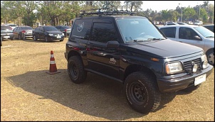 Comecei com o Vitara Branco 3D 97, passei para a Troller 2006 e retornei para o Vitara Preto 3D 98, de onde no pretendo sair to cedo.