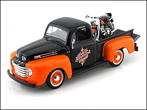 FORD F 1 PICKUP 1958 + MOTO HARLEY