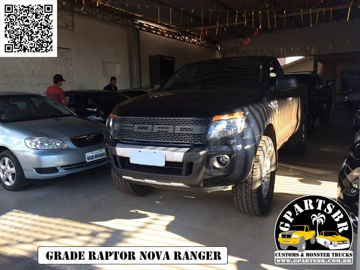 kit levantar nova ranger a partir de 2013 + alargadores + grade raptor