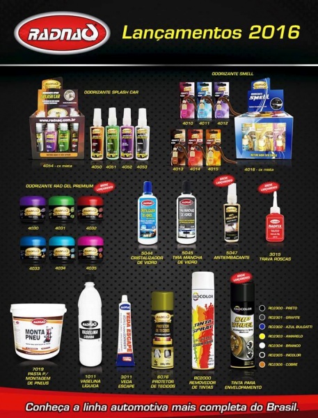 LINHA DE PRODUTOS RADNAQ