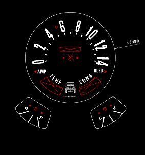 Painel - Velocmetro Jeep Willys