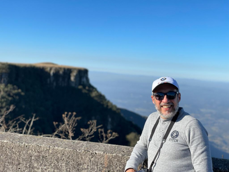 Vista de cima da Serra do Rio do Rastro - SC