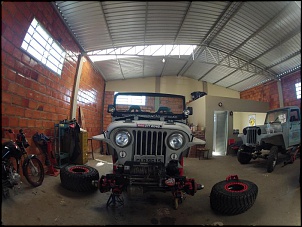 &quot; O COISA &quot; Cj 5 4.9i 5Marchas Tcase Toy Band chassis Alongado em Obras-gopr0189.jpg