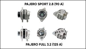 Alternador de 125A da Pajero Full 3.2 na Pajero Sport 2.8?-alternadores.jpg