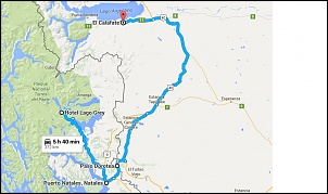 Eu a patroa e a pequena,Ushuaia 2016 passando por Uruguai e Chile-mapa-dia13.jpg
