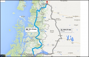 Eu a patroa e a pequena,Ushuaia 2016 passando por Uruguai e Chile-mapa-dia19.jpg