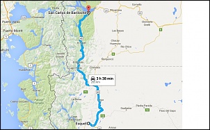 Eu a patroa e a pequena,Ushuaia 2016 passando por Uruguai e Chile-mapa-dia20.jpg