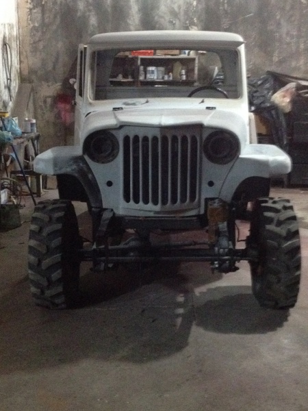 Willys Frente Rural Bicuda Cara De Cavalo Jeep F 75