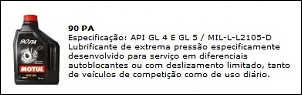 Troca de  Fluidos Hilux SW4 1999 3.0TD Motor 1KZT-motul-90pa.jpg