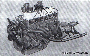 Motor Willys 2600Super c/ Coletor escape 6x2 do Aerowillys, Rural e Jeep.-motorbf161pb.jpg