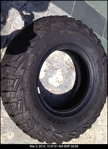 Vende-se 04 pneus Goodyear Kevlar Reinforced Sidewall 235/85 R16-284.jpg