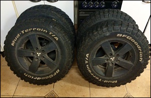 Jogo de rodas com  BF Mud 235/70 r 16-foto-1.jpg