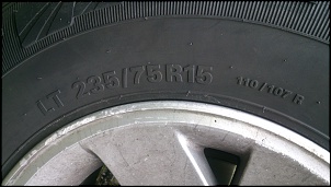 Vendo ou troco Pneus 255/75 r15 Colossus Mud - Meia vida-20141020_150446_android.jpg