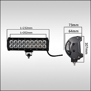 Led Bar - Off Road - 9&quot; polegadas - 54 Watts. - Nova!-_57.jpg