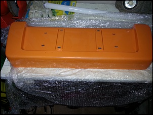 Para-choque original Troller com porta placas de fibra laranja-20150513_201040.jpg
