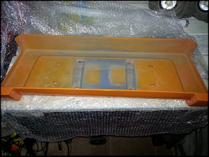 Para-choque original Troller com porta placas de fibra laranja-20150513_201053.jpg