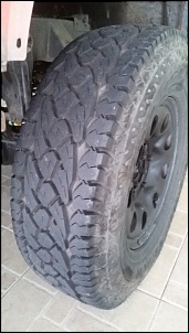 Jogo de roda com Pneus Goodyear Wrangler 235/75 15-20160515_091228.jpg