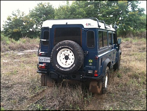 Land Rover Defender 110 SW 2000/2000 Azul com Teto Branco-img_5730.jpg